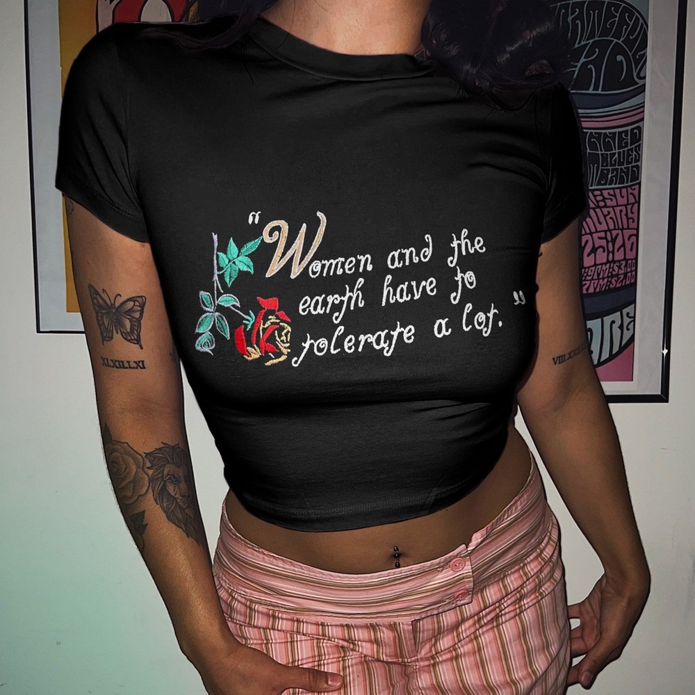 Omighty "Women and the earth have to tolerate a lot"